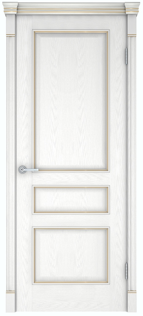 Межкомнатная дверь Шервуд 3 / Цвет Снежный дуб / Двери Верда