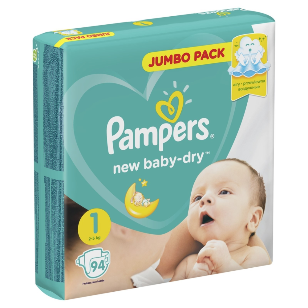 Подгузники Pampers new baby №1 94 шт