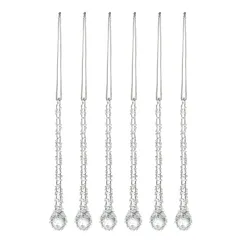 Набор ёлочных украшений icy sparkles из коллекции new year essential, 6 шт.