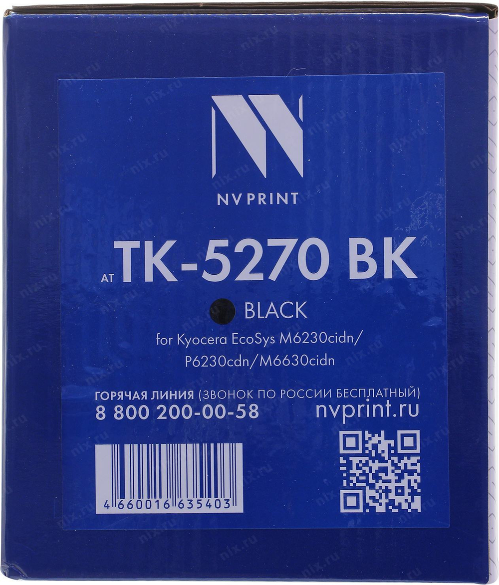 Картридж NV-Print TK-5270BK Black для Kyocera EcoSys M6230/6630