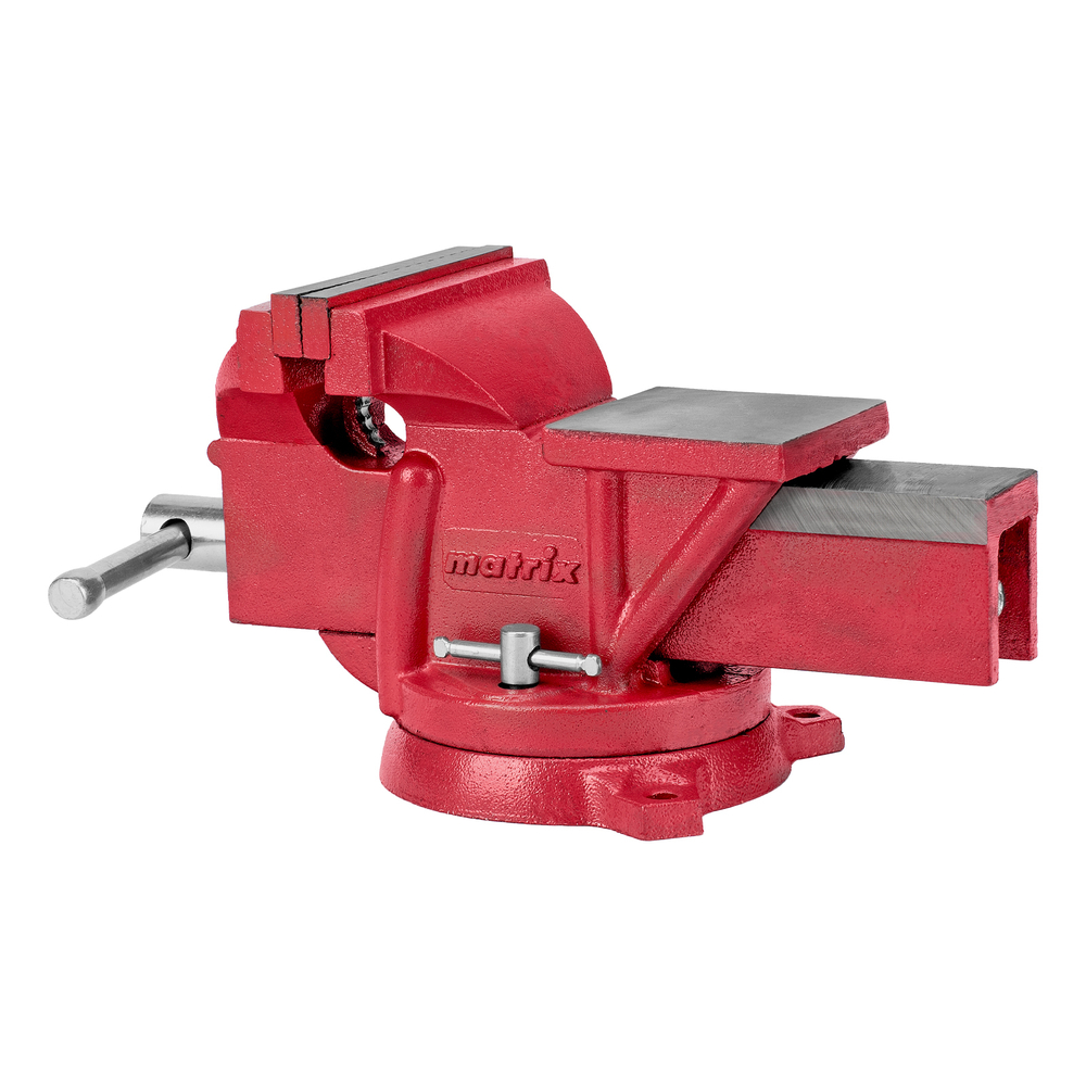 Тиски слесарные, 125 мм, поворотные, с наковальней Matrix