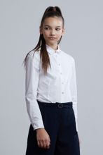 Белая блузка-рубашка с длинным рукавом Silver Spoon