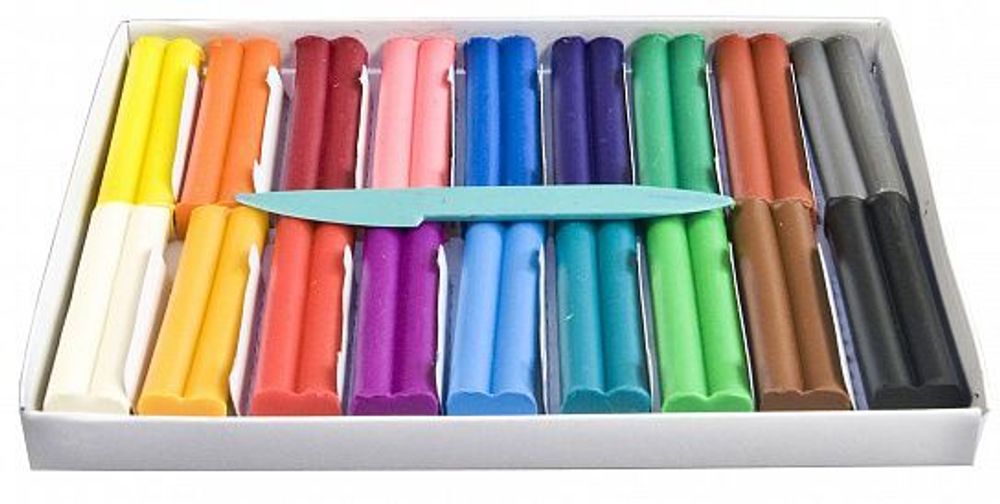 Пластилин восковой ЛУЧ ФАНТАЗИЯ 18 цв. 315 г со стеком