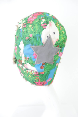 Шапка -ушанка забавная на 6/8 лет