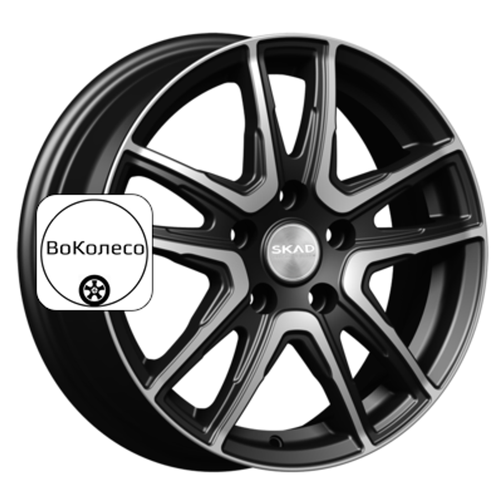 6x16/4x100 ET45 D60,1 Сидней (КЛ308) Алмаз СКАД