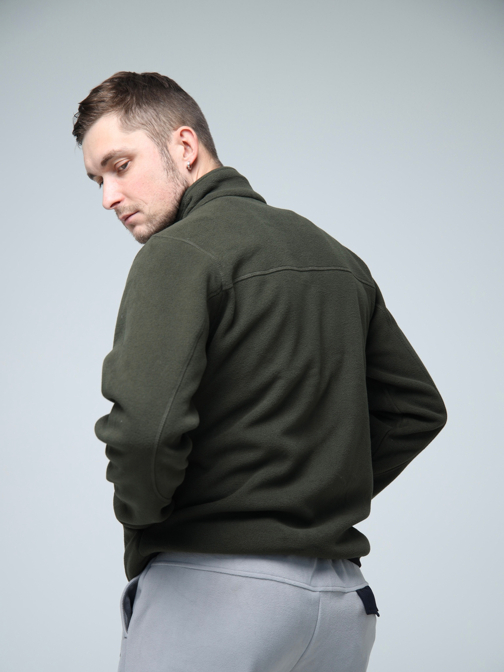 худи толстовка кофта олимпийка Город Горький флис флисовая зеленый зеленая хаки