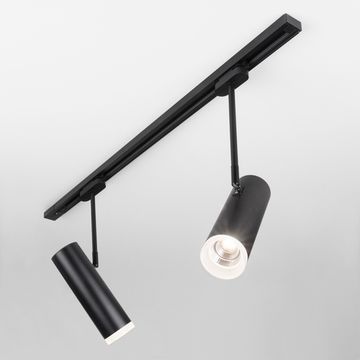 Трековый светодиодный светильник для однофазного шинопровода Oliver чёрный 9W 4200K LTB45 Elektrostandard