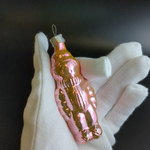 Ёлочная игрушка "Космонавт", стекло, подвесная, винтаж СССР 1960-1980 гг