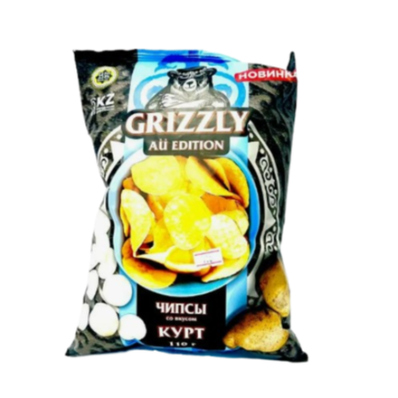 Чипсы GRIZZLY Курт 110 гр