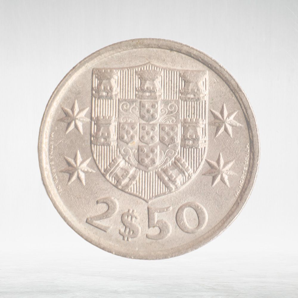 Portugal, 2.50 Escudos, 1977, XF