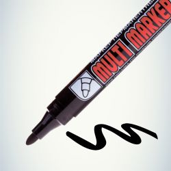 002676 Crown Маркер перманентный MULTI MARKER, ЧЕРНЫЙ пулевидный 3мм (CPM-800)