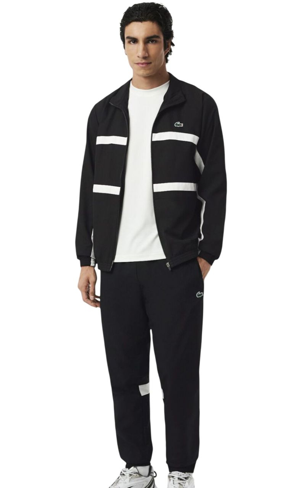 Теннисный костюм Lacoste Sport Printed - black/white