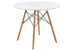 Стол деревянный Woodville Table 90 white, wood