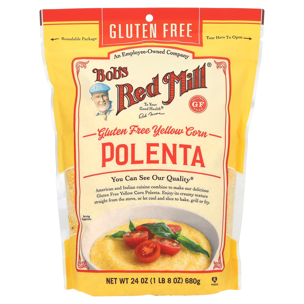 Bob's Red Mill, полента из желтой кукурузы без глютена, 680 г (24 унции)