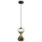 5094/4L PENDANT ODL25 415 черный/прозрачн./золотой градиент/металл/стекло Подвес LED 4W 4000K 388Лм GLESSI