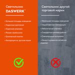 Подвесная лампа светильник портативная, с магнитным креплением, LED, 3 Вт, белый, DASWERK, 238329