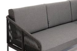 "Канны" модульная угловая лаунж-зона из роупа (веревки), цвет темно-серый