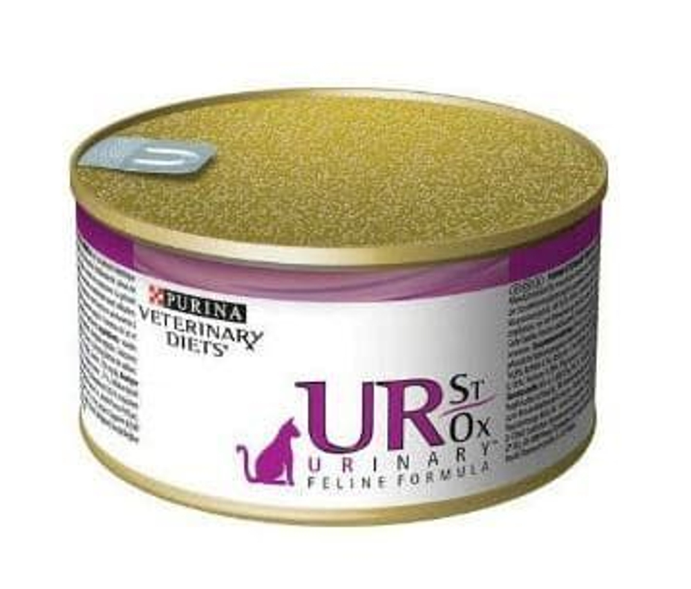 Purina Veterinary Diets 195г Консервы для взрослых кошек при мочекаменной болезни  UR (Индейка)