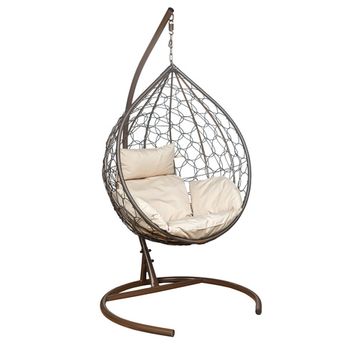 Подвесное кресло Leset Эва коричневое