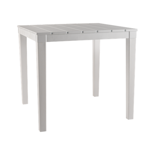 Стол пластиковый Прованс арт.3724-МТ001 квадратный (белый)