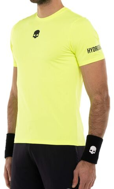 Мужская теннисная футболка Hydrogen Tennis Basic T-Shirt - fluo yellow