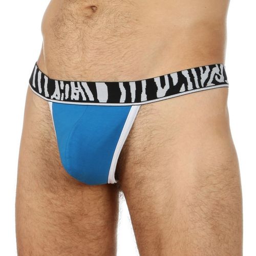 Мужские трусы стринги Movere ZEBRA BLUE String