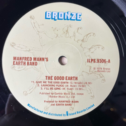 Винтажная виниловая пластинка LP Manfred Mann's Earth Band The Good Earth (UK 1974)