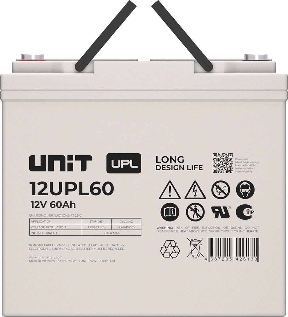 Аккумулятор UNIT 12UPL60