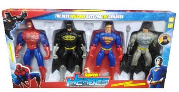 Набор "Супер герои" 4 в 1