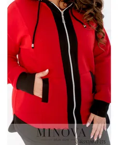 Костюм 17-275-Черный-красный Minova