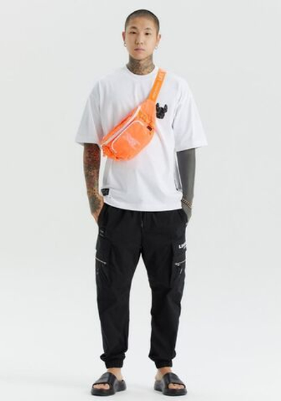 Брюки джоггеры с карманами на молнии