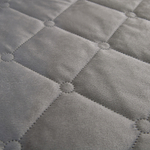 Велюровое покрывало ромб OVF043