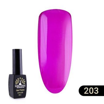 Гель лак BLACK ELITE 203, Global Fashion 8 мл