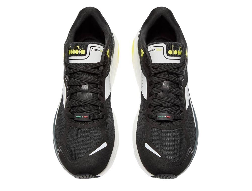 Кроссовки для бега мужские Diadora Atomo Star "Black White" U Черно-Белый