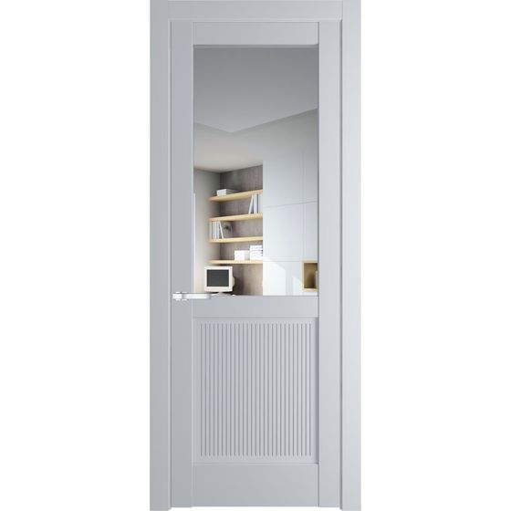 Межкомнатная дверь эмаль Profil Doors 2.2.2PM лайт грей остеклённая