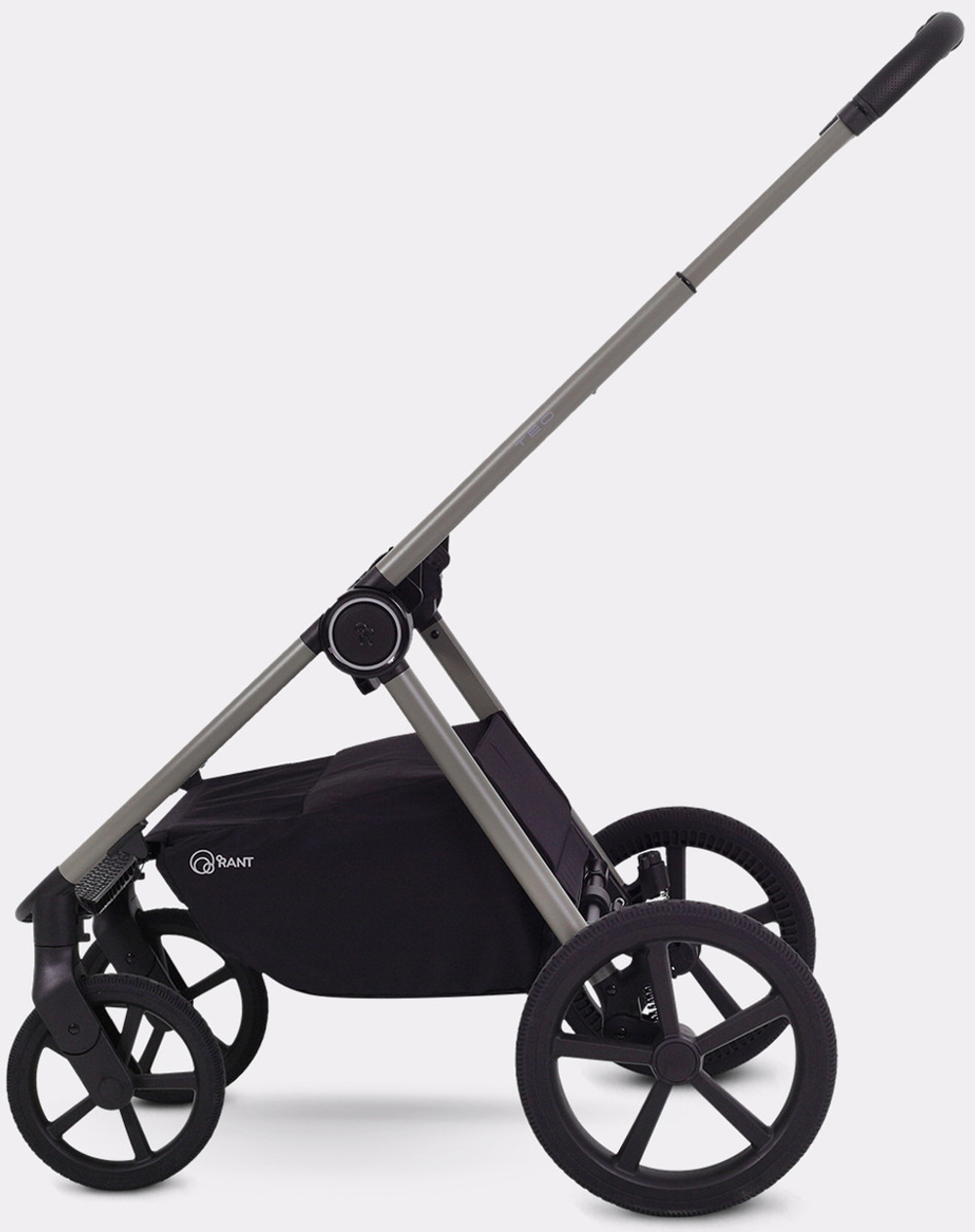 Детская коляска Rant Teo Soft 3 в 1 с автокреслом Evomax Black Cloud