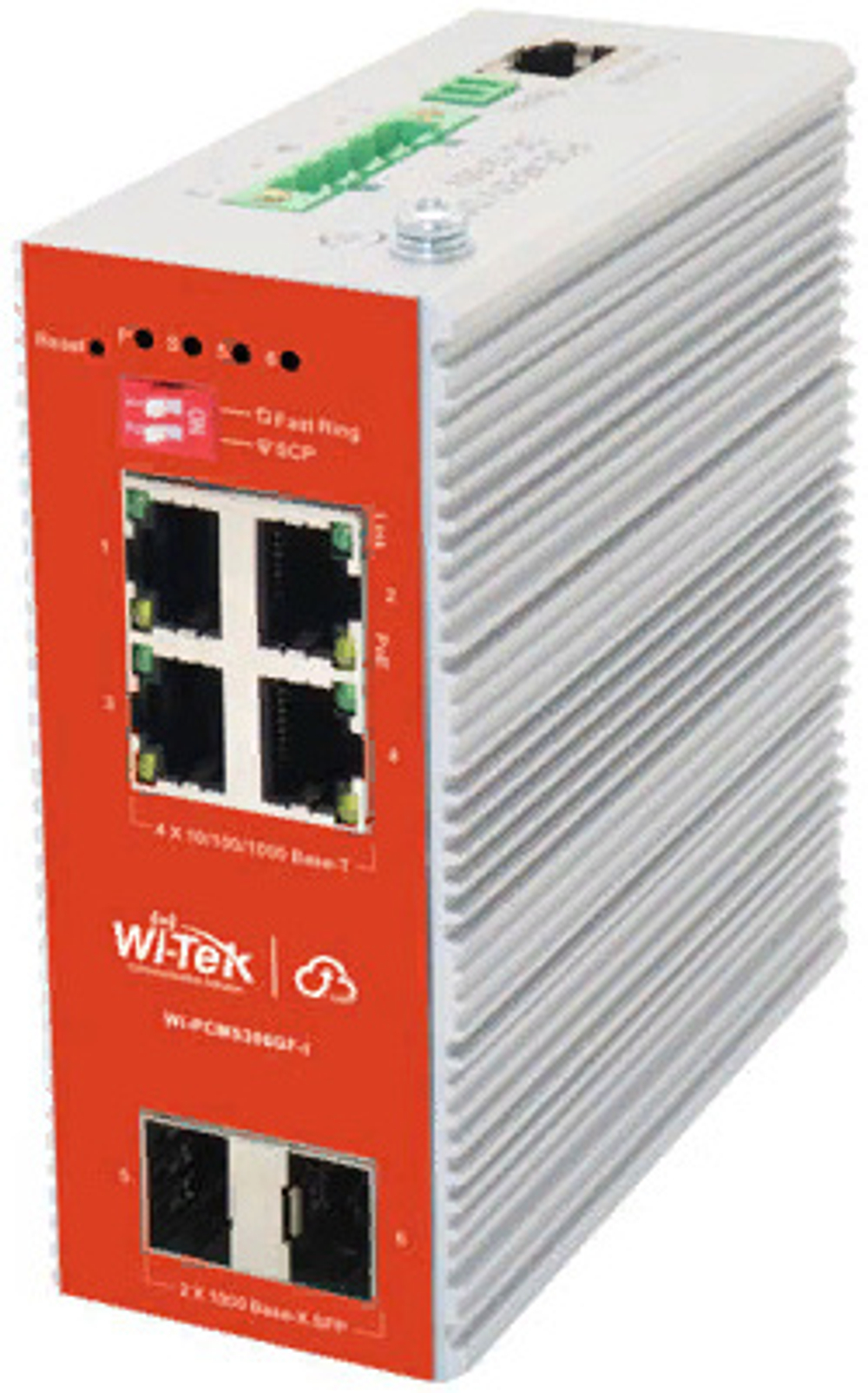 Коммутатор промышленный управляемый Wi-Tek WI-PCMS306GF-I