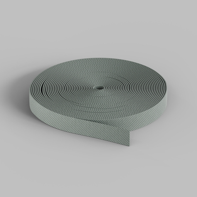 TR5502-LG Гибкий трек-ремень Belty, серия Base, 20м, 48V DC, IP20, светло-серый, ткань, медь