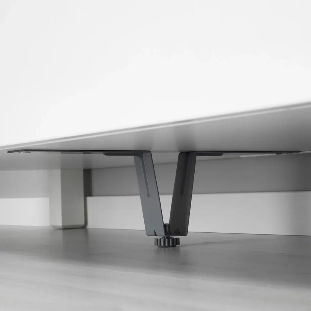 Ножка - IKEA BESTÅ/BESTA, 10 см, серый, БЕСТО ИКЕА