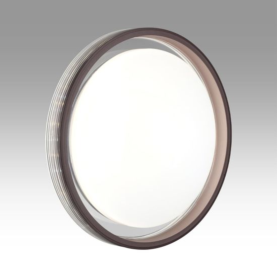 7698/DL MARON SN 148 Светильник пластик/кофе/прозрачный LED 48Вт 3000-6000K D475 IP43 пульт ДУ MEDEN