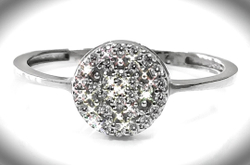 "Эстерелла" - ювелирное кольцо из серебра 925-й пробы