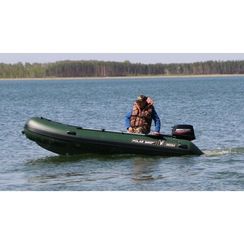 Лодка Polar Bird PB-385M НДНД Merlin (банки и танец из стеклокомпозита)