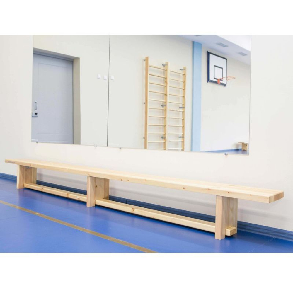 Скамья гимнастическая на деревянных ножках