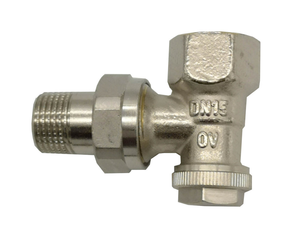 Запорный клапан радиатора угловой на обратную подводку Oventrop 1090362 dn15 ду15