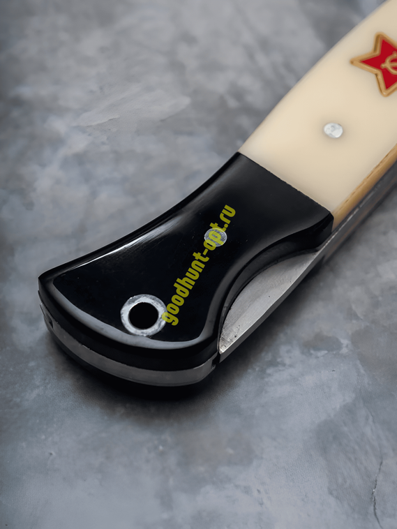 Тактический складной нож финка НКВД туристический Бежевый