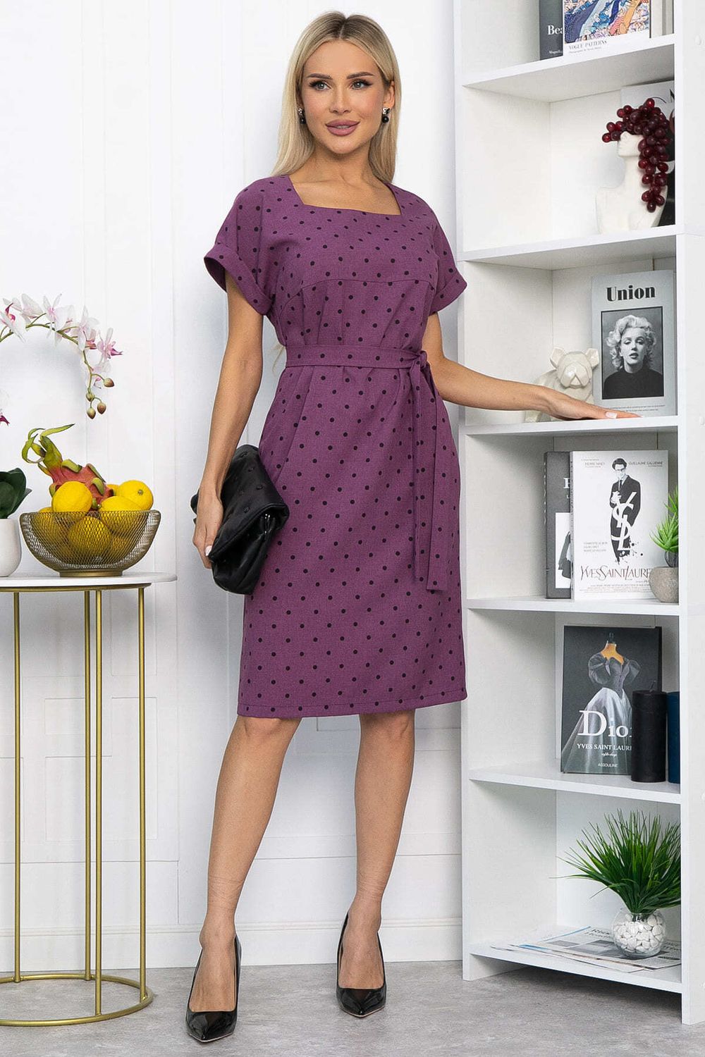 Платье Бэлль (фиолетовое) П13905-19М LT Collection