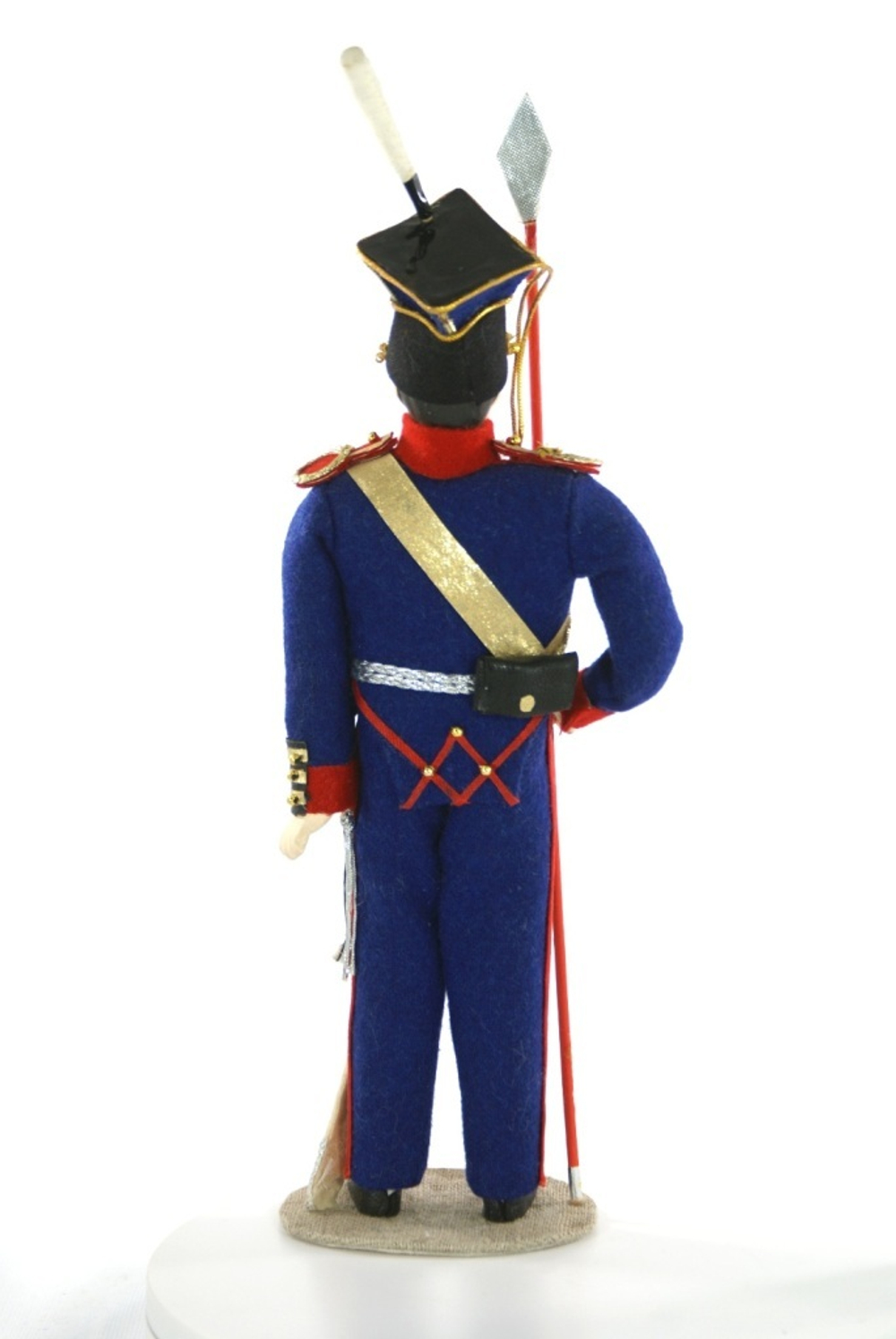 Кукла сувенирная фарфоровая. Россия. Улан. Военный мундир.19 в.