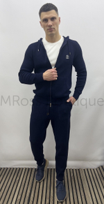 Мужской синий спортивный костюм Brunello Cucinelli