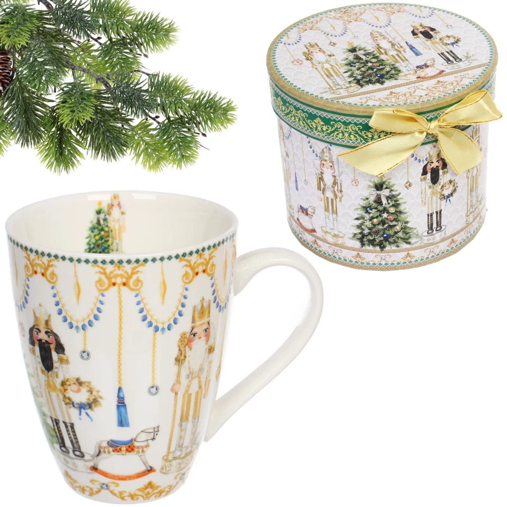 Кружка керамическая 340мл «Щелкунчик» в подарочной коробке