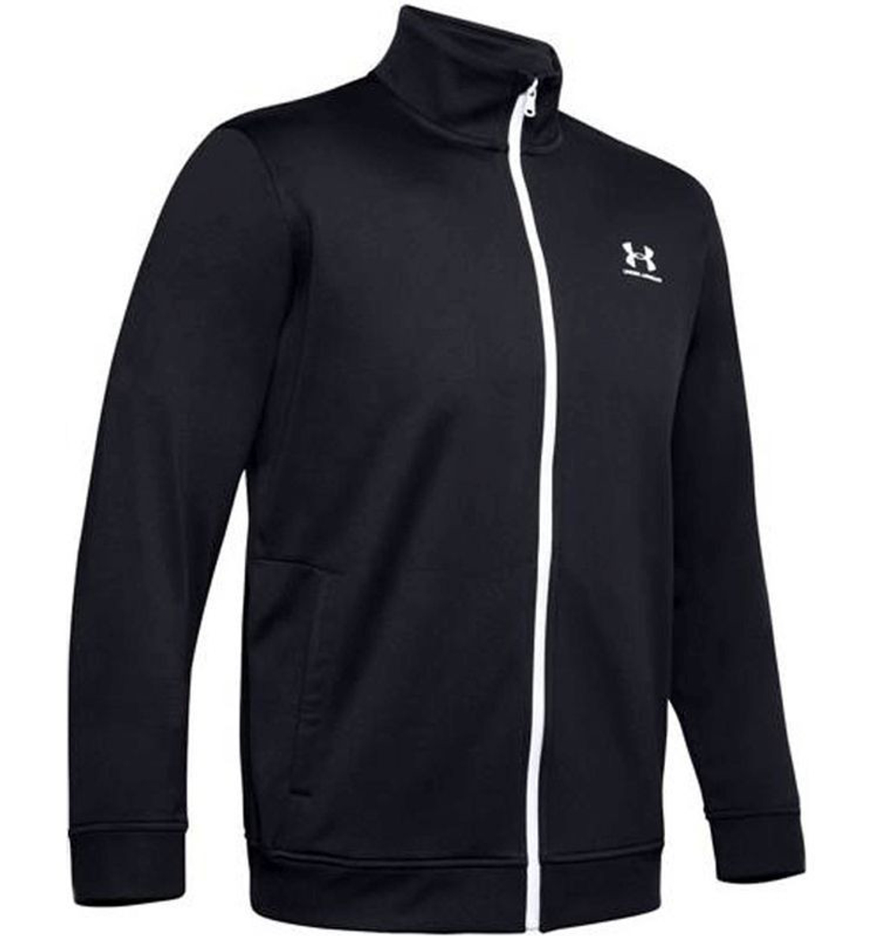 Мужская теннисная кофта Under Armour Sportsyle Tricot Jacket - черный